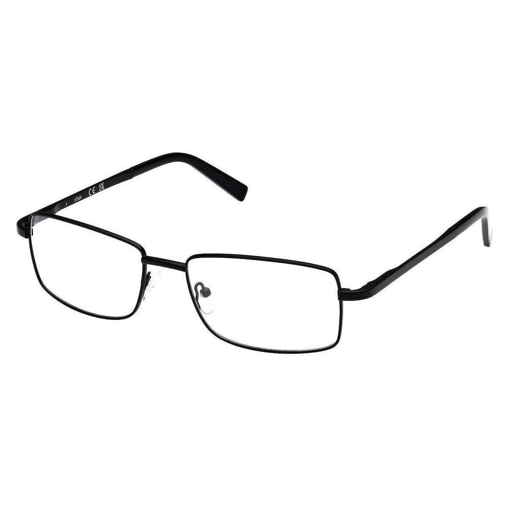 New Viva VV-4005 002 Matte Black Big & Tall Eyeglasses 58/18/145
